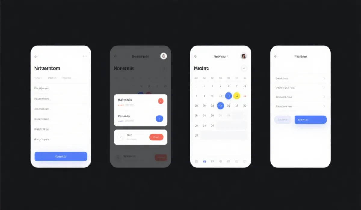 移动端赛程与提醒示意图
